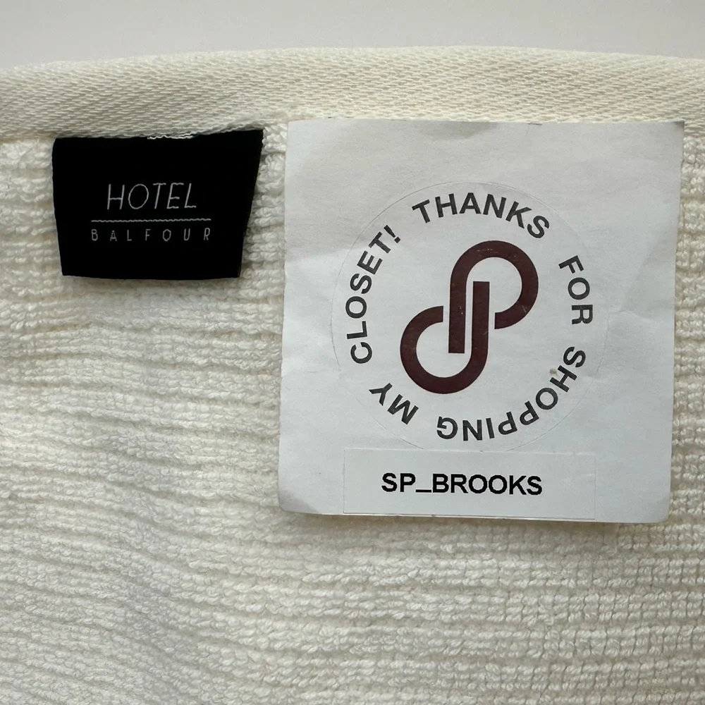 🎁2PC Hotel Balfour Bath Towel Set - Cotton Turkish Cream Beige Turkey Spa